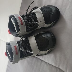 Kids Black and Gray Kids Sneakers